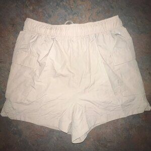 DSG Womens High-Rise‎ Nylon Shorts XS Beige